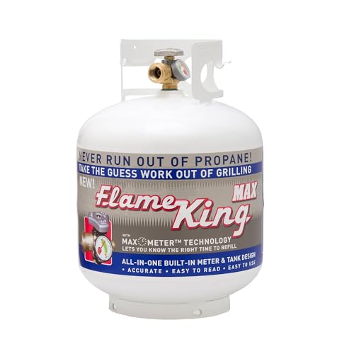 20LB Steel Propane Tank Cylinder with Valve and Gauge A346328