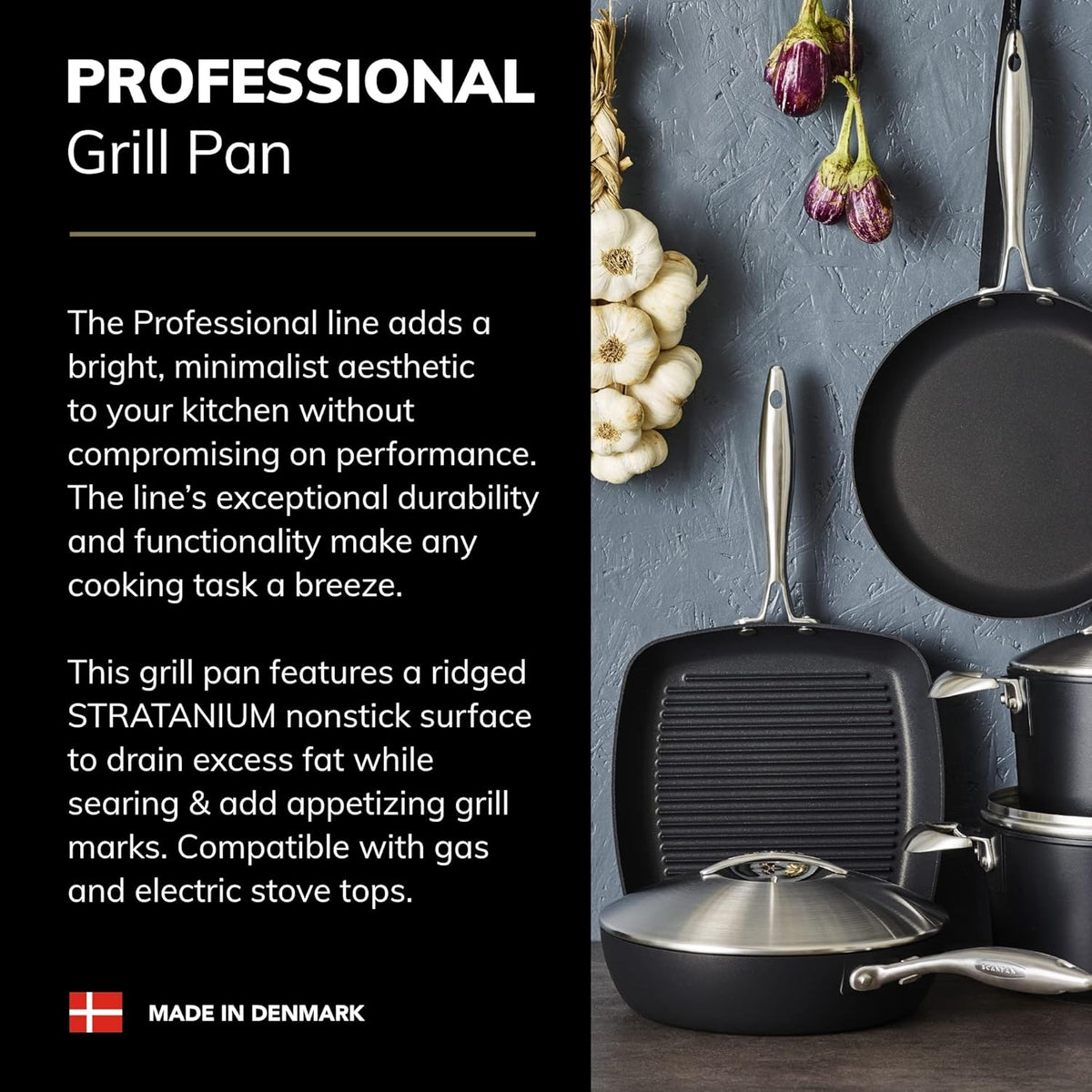 10.5" Square Nonstick Grill Pan D90992