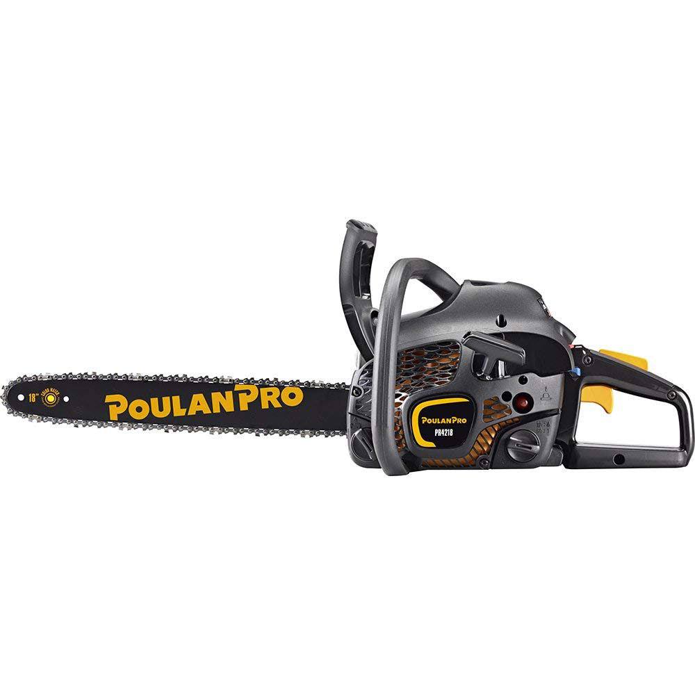 42cc 2 Cycle Engine Gas Powered 18x22 Chainsaw with Case Q2337