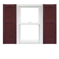 Vinyl Open Louver Shutters 1 Pair 14.5 x 43 H181