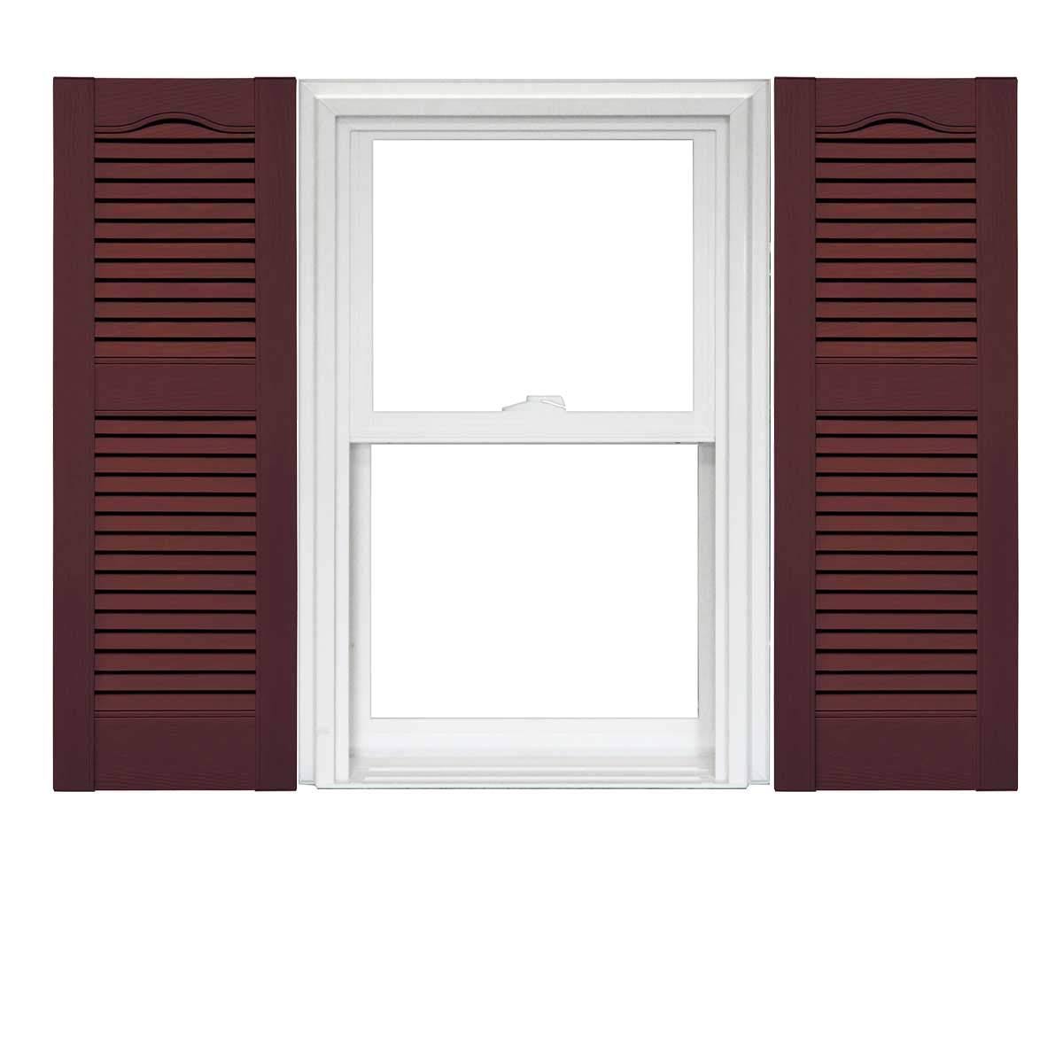 Vinyl Open Louver Shutters 1 Pair 14.5 x 43 H181