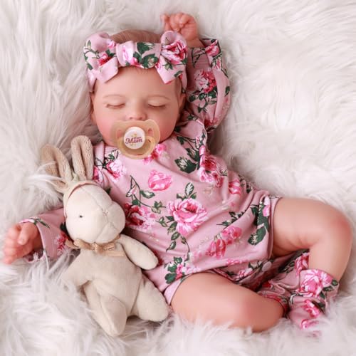 20 inch Sleeping Realistic Newborn Baby Doll with Soft Body W552293
