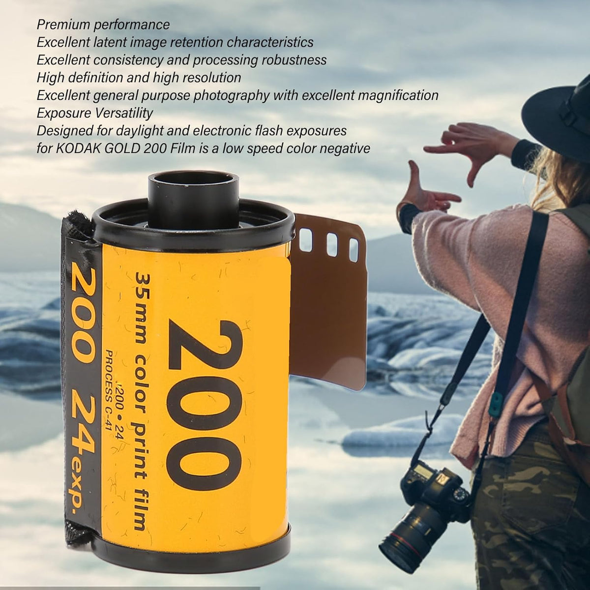 Color Negative Film ISO 200 24 Exposures 35mm Film D8334