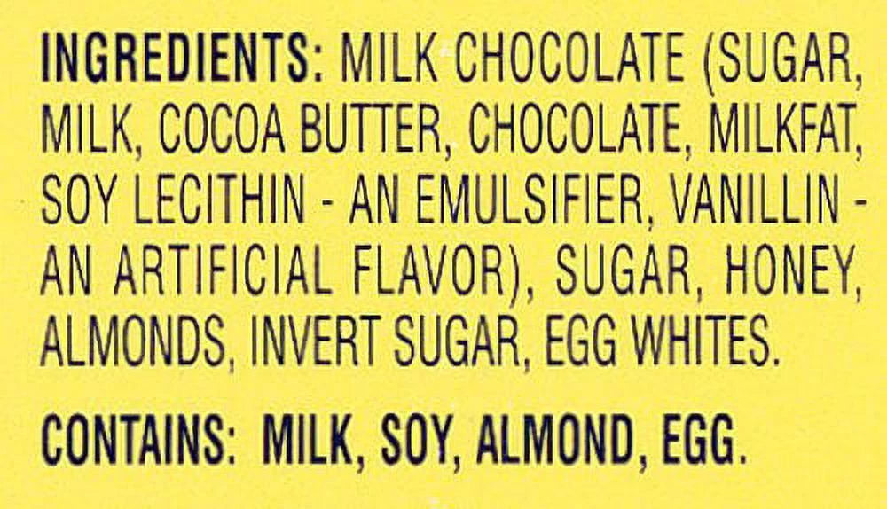 Swiss Milk Chocolate with Honey and Almond Nougat, 600 Gram B3521