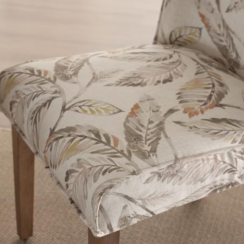 White Upholstered Dining Chairs Set of 2 with Cane Backs S925