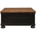 Black/Brown Coffee Table with Lift Top Q8523