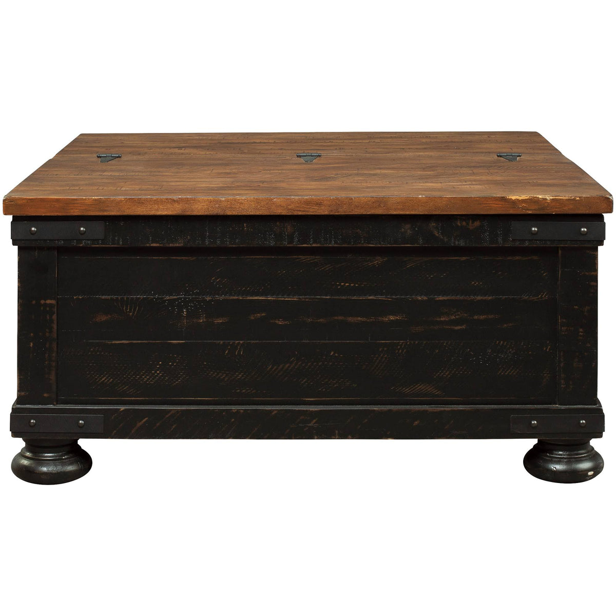 Black/Brown Coffee Table with Lift Top Q8523