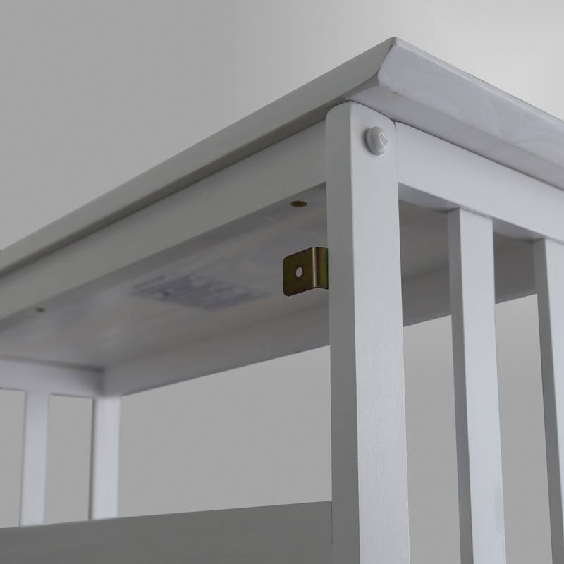 White 5-Shelf Bookcase W958235