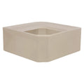 Grey Pontoon Corner Section Radius Seat Base H881
