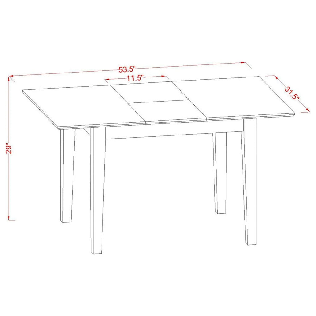 5 Pc Dining Table and 4 Chairs Q452