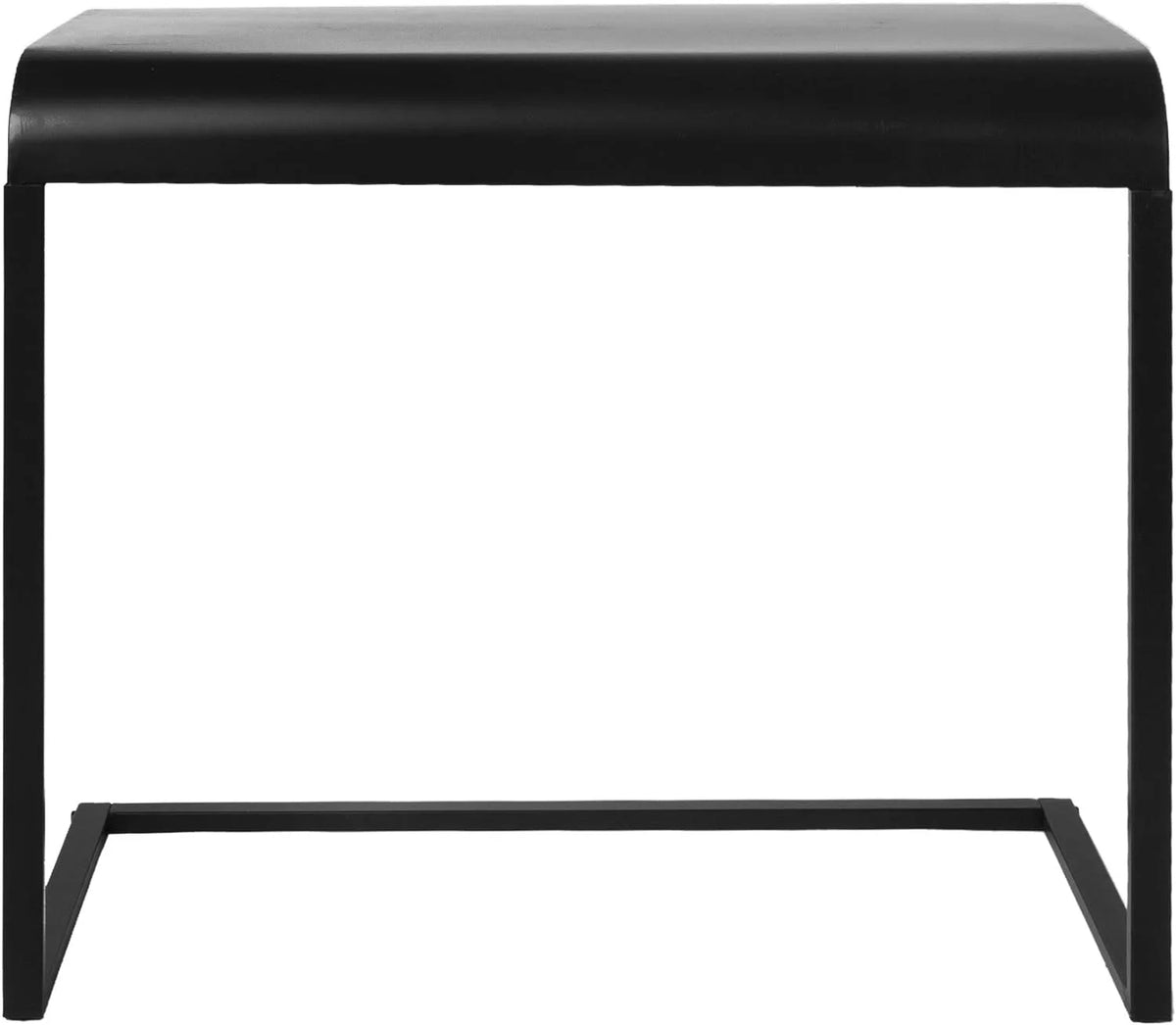 Black C-Shaped Desk N56939
