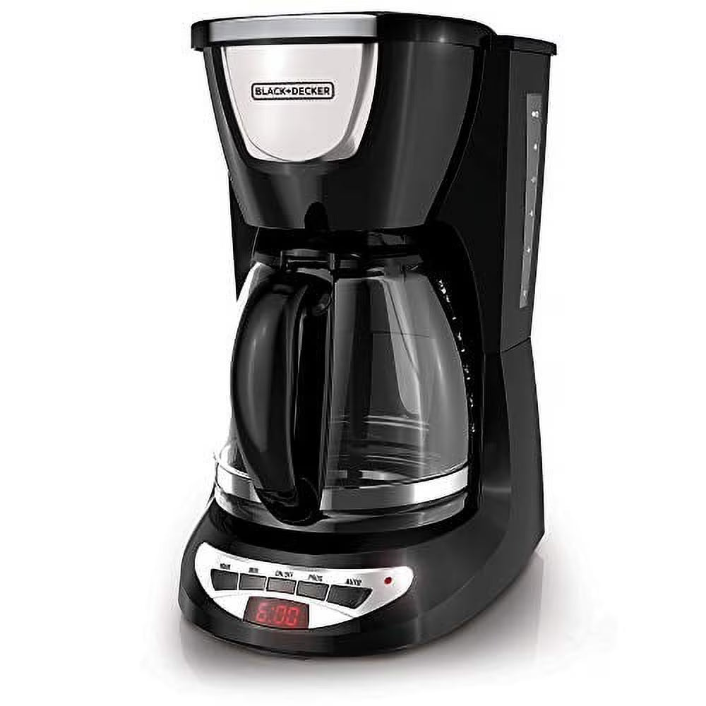 12-Cup Programmable Coffeemaker with Glass Carafe D965451
