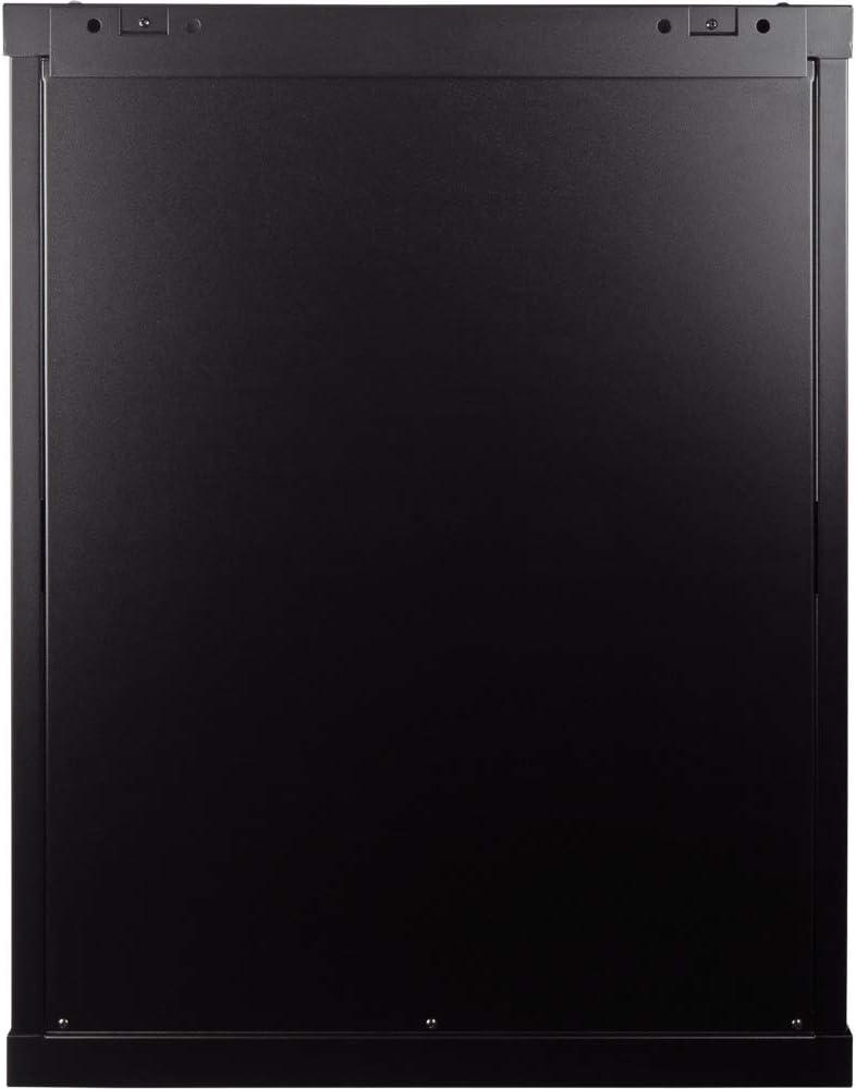15U Wallmount IT Cabinet Enclosure 19-Inch Server Network Rack with Locking Perforated Door Black L85451