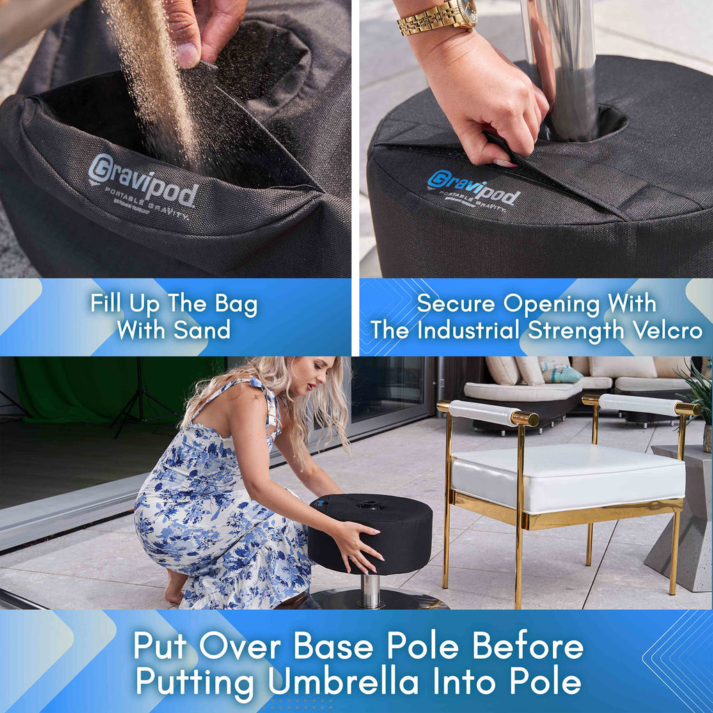 14" Round Umbrella Base Weight Bag S40478