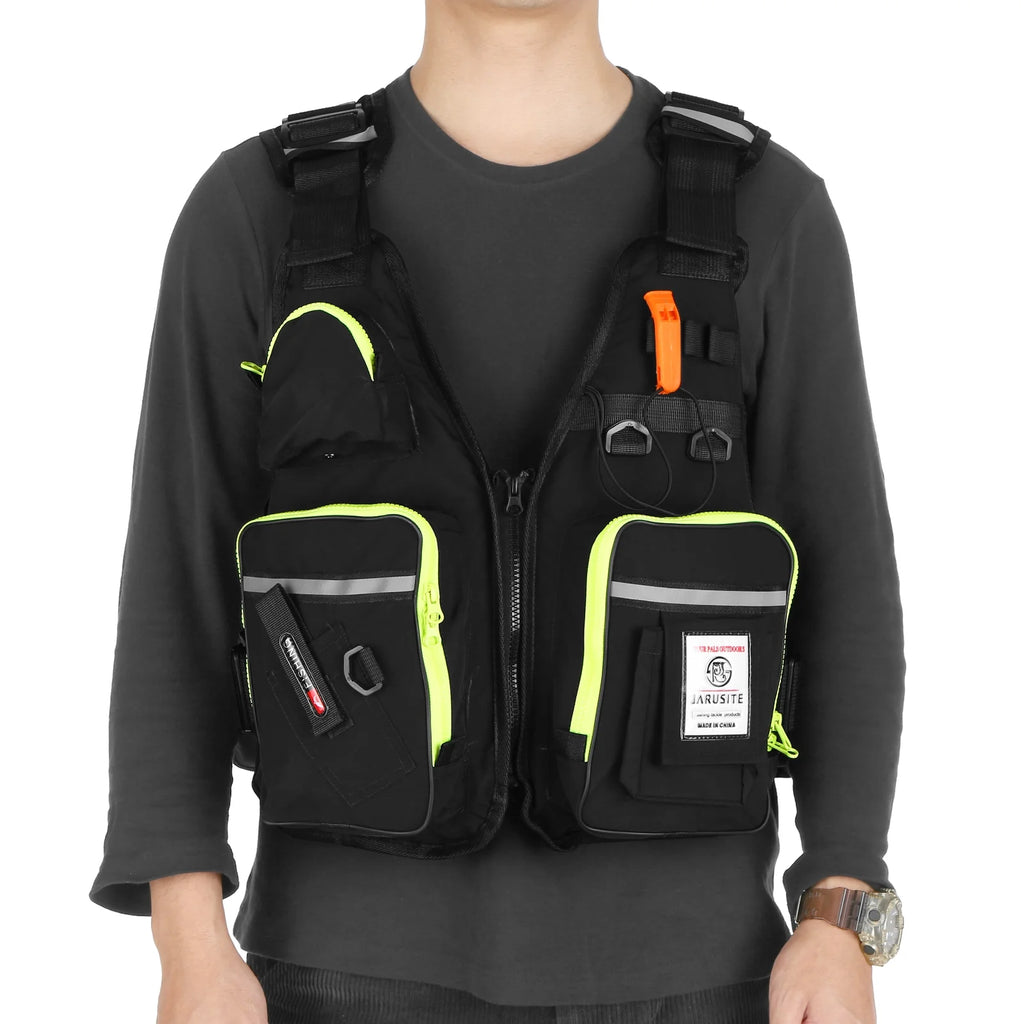 Fly Fishing Jacket Vest with Water Bottle Holder Y329158