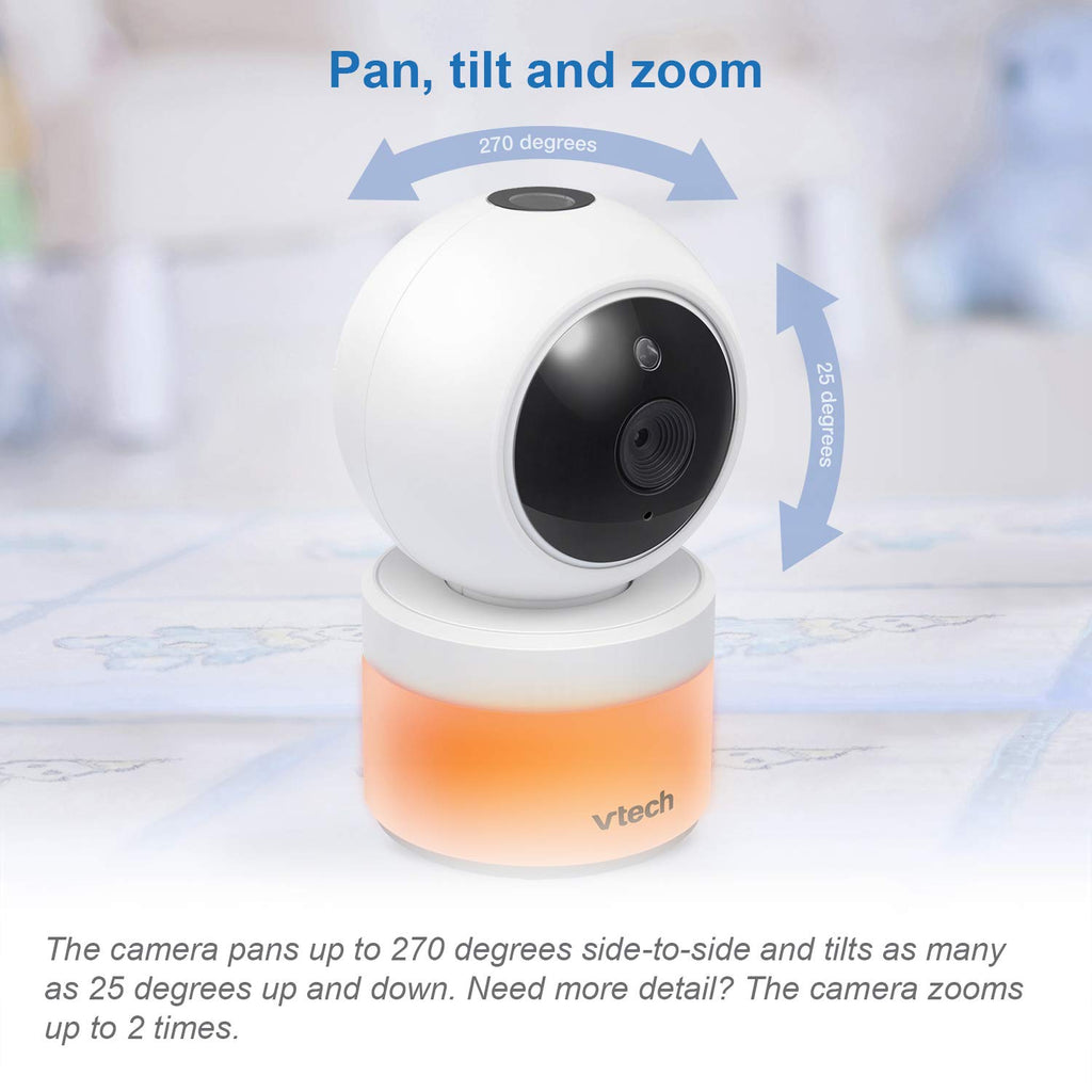 Video Baby Monitor with 5 Screen, 2 Cameras H9244