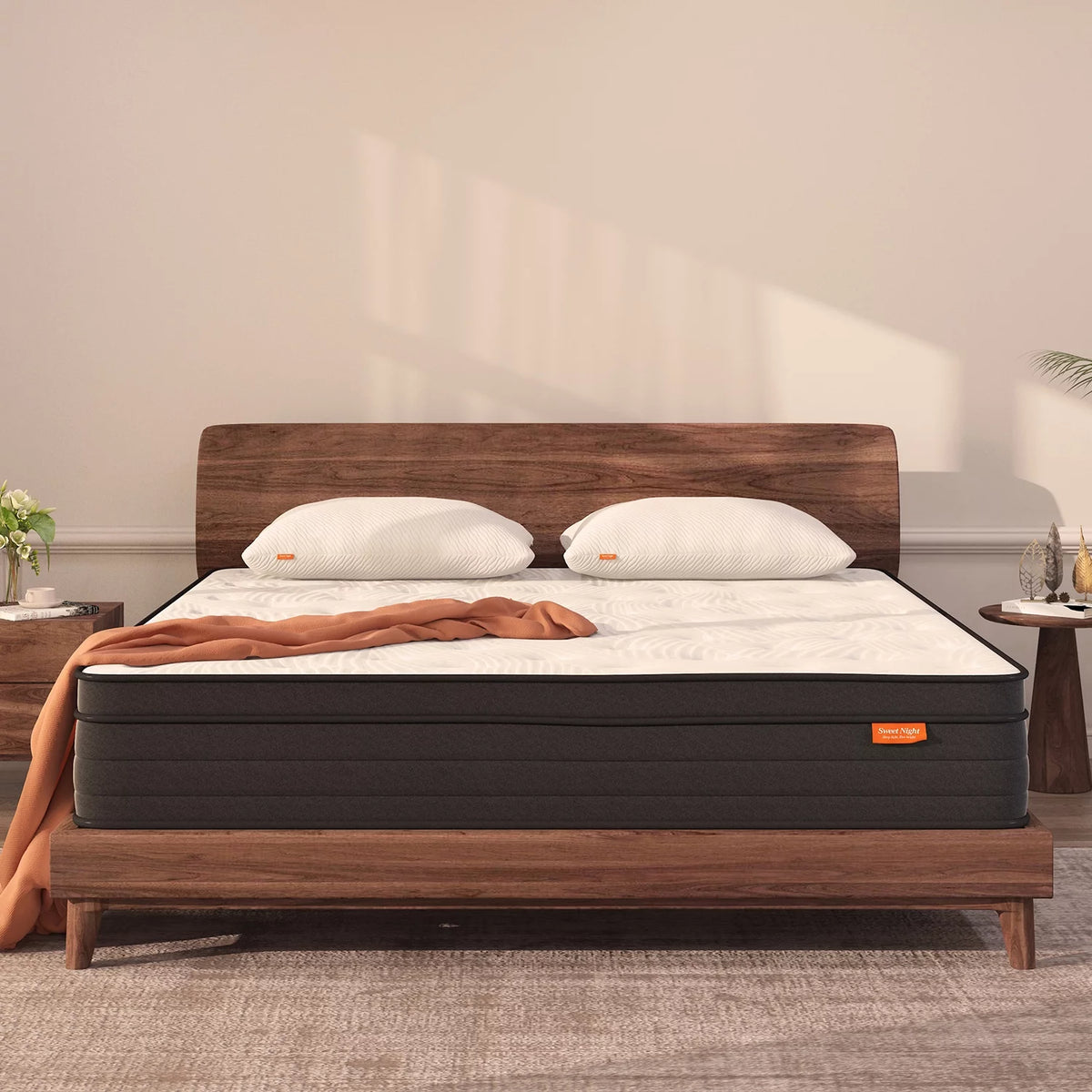 King Size Medium Firm Memory Foam Hybrid Mattress P9183