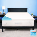 Queen Gel-Infused Memory Foam Mattress Topper with Cover X304907