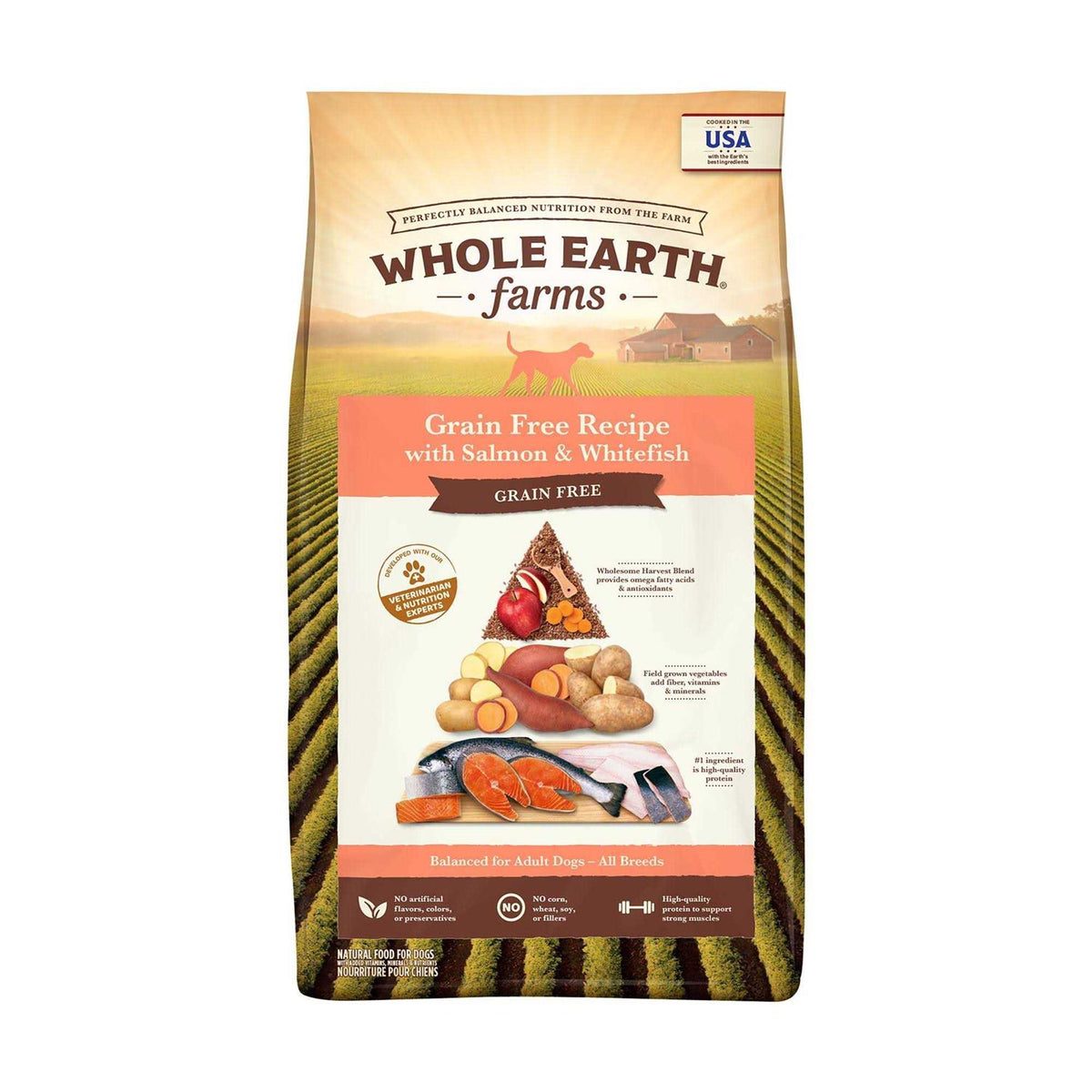 Grain Free Dry Dog Food Salmon & Whitefish Recipe A83252