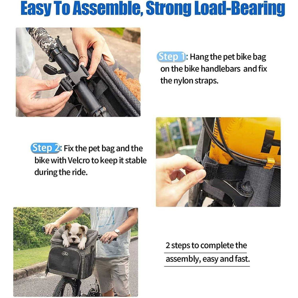 Dog Bike Basket Carrier W6515