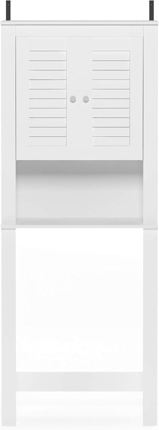 White Open Bath Cabinet Z2596