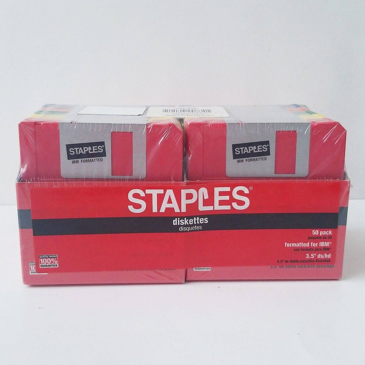 3.5 in. 1.44MB Multi-Colored Floppy Diskettes N2804