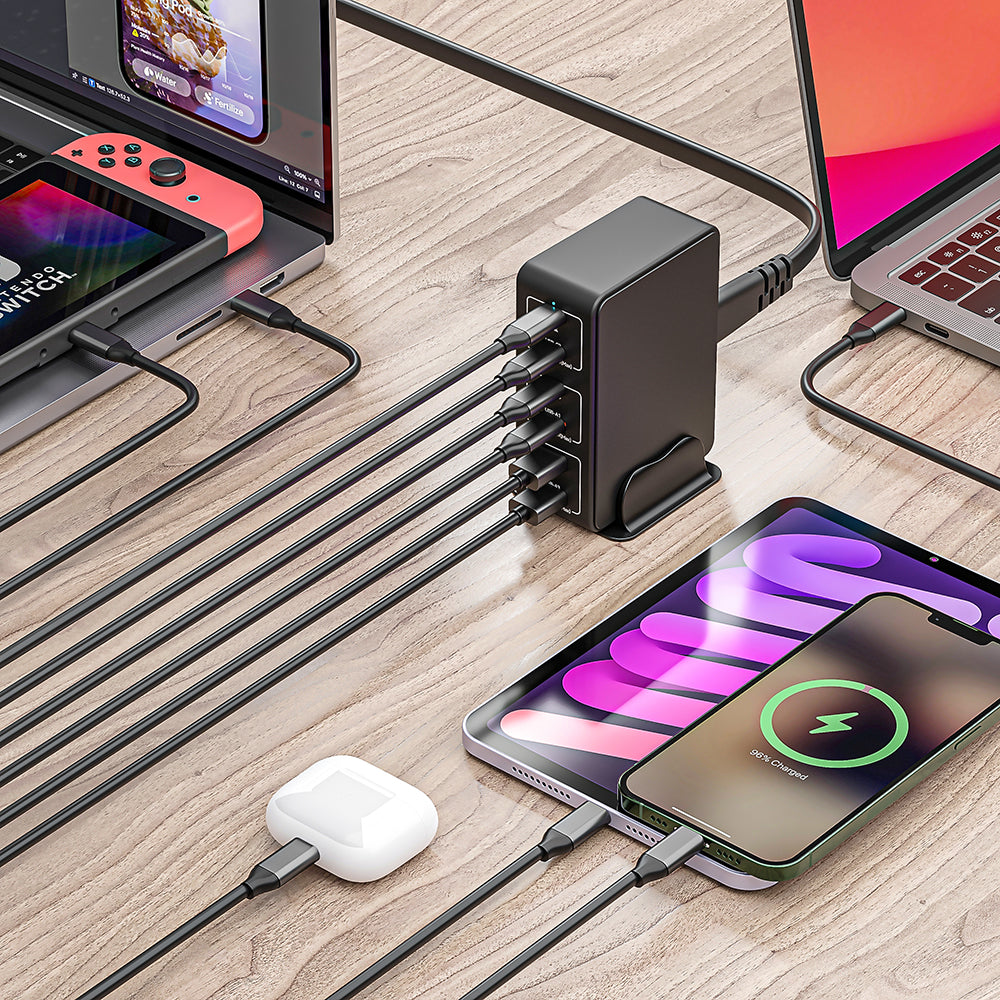 120W USB C 6-Port Charging Station Q839