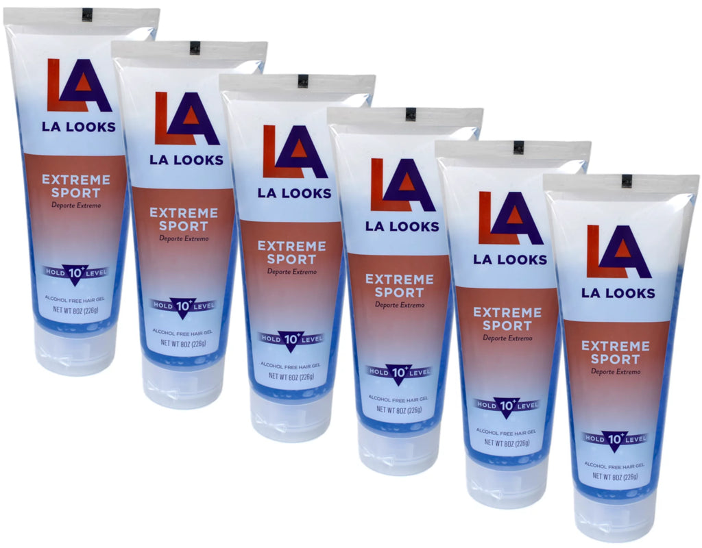 Alcohol Free Hair Gel Hold Level 10 8 oz Pack of 6 P77713