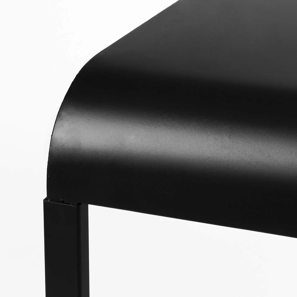 Black C-Shaped Desk N56939