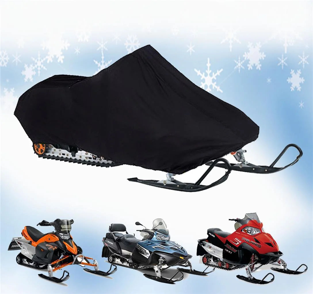 200 Denier All Black Snowmobile Cover O839