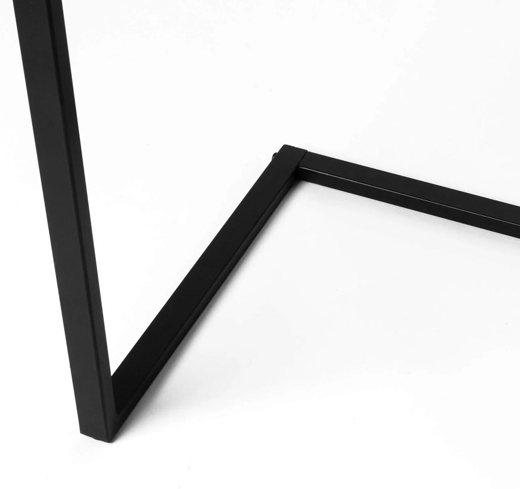 Black C-Shaped Desk N56939