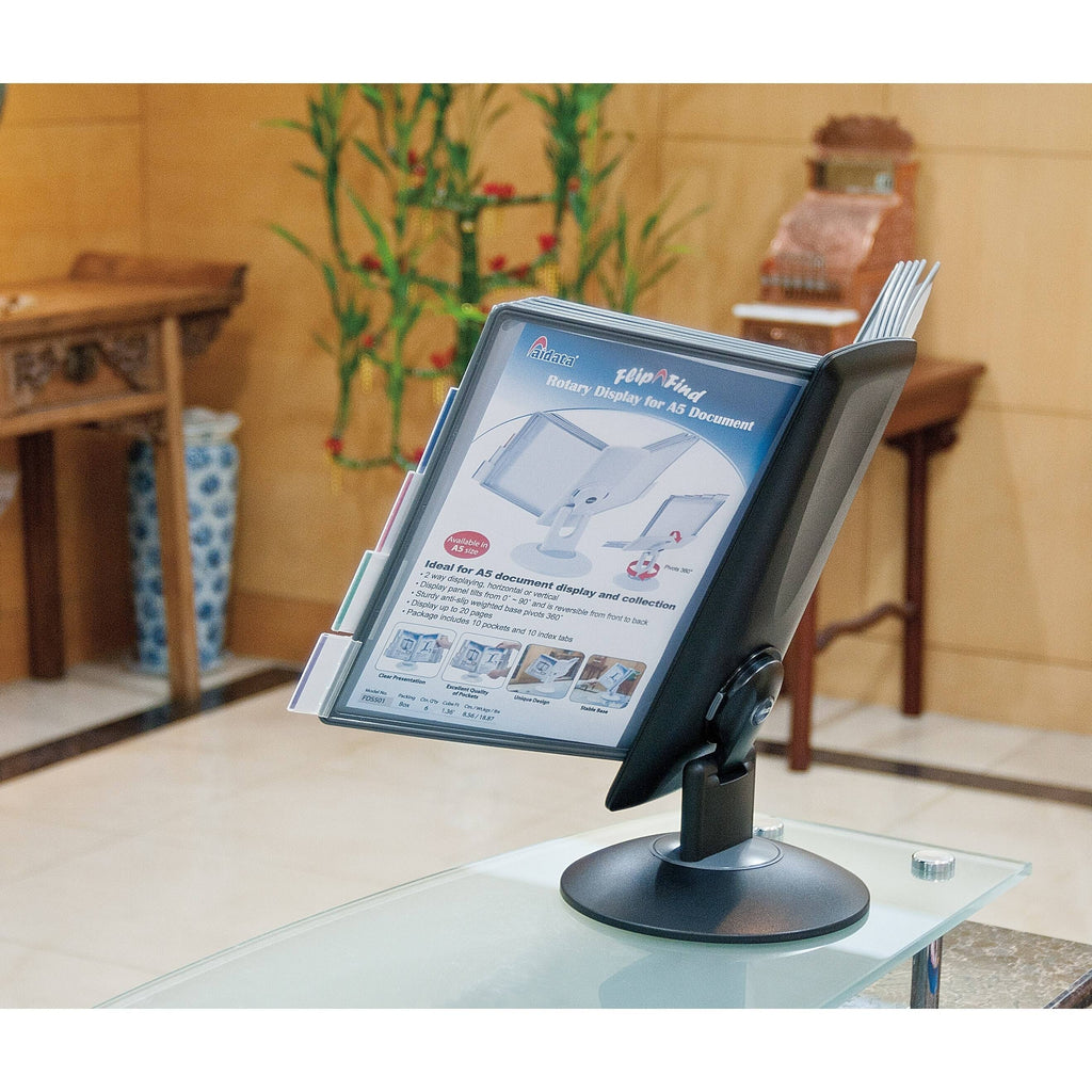 Black Rotary Reference Organizer Z878297