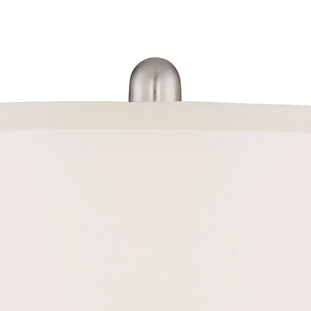 Set of 2 Brushed Nickel Table Lamps I107256