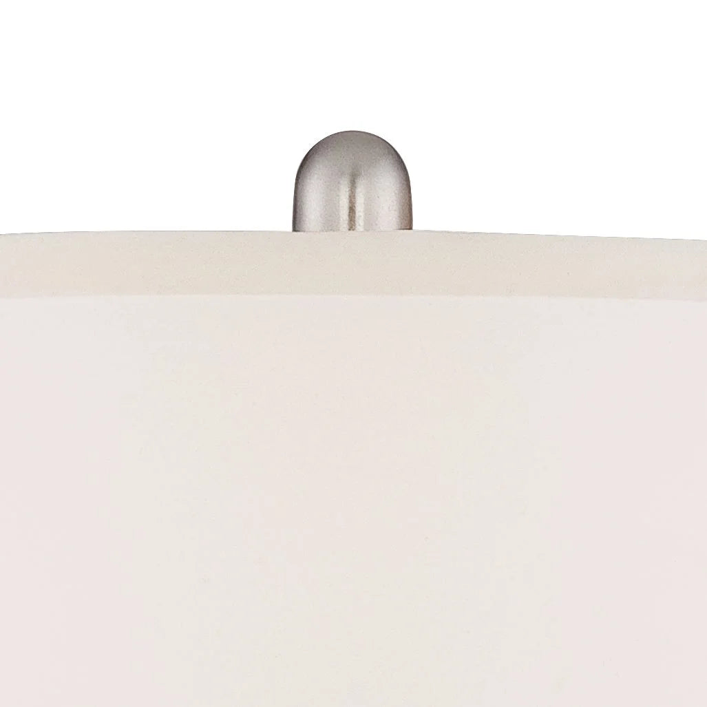 Set of 2 Brushed Nickel Table Lamps I107256