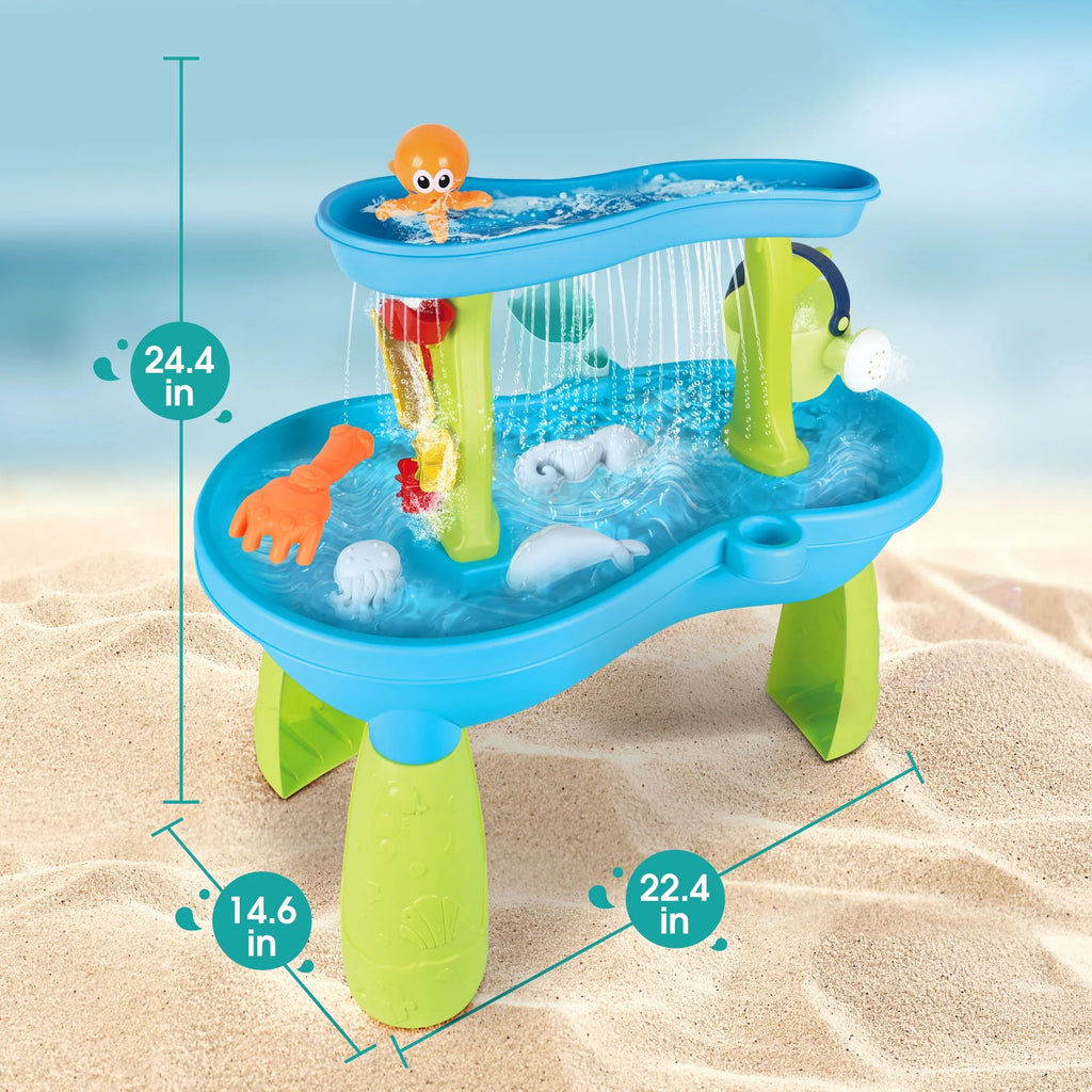 Sand and Water Table with 19PCS Accessory Set B1300