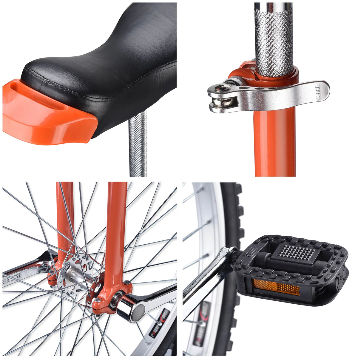 18 In Wheel Outdoor Unicycle Skid-proof Tire Balance Training I9714