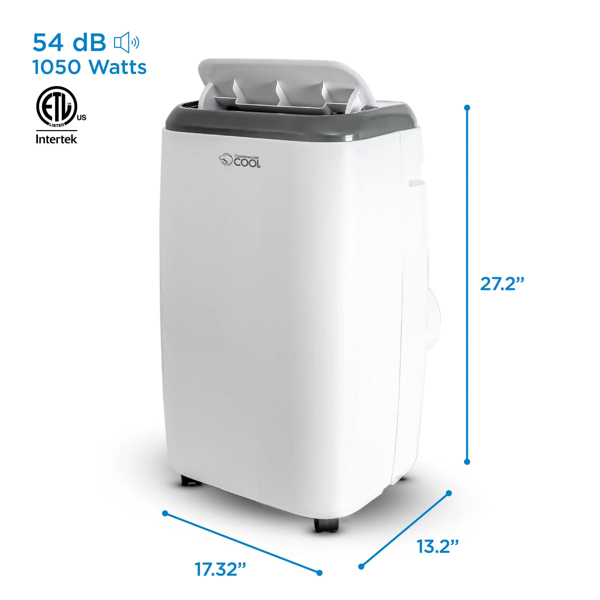 8,000 BTU Portable Air Conditioner with Remote Control, White V120014