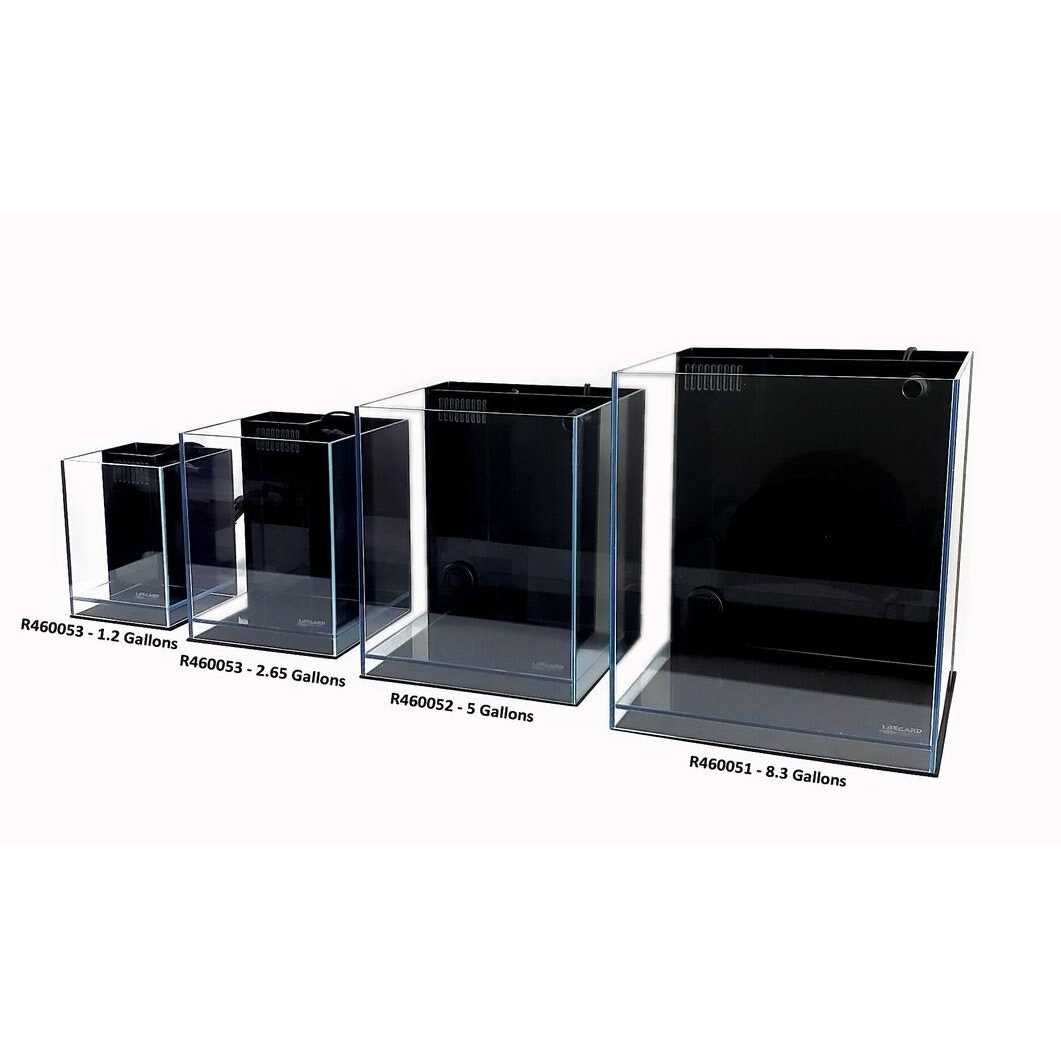 Ultra Low Iron Glass Aquarium with Filter B466