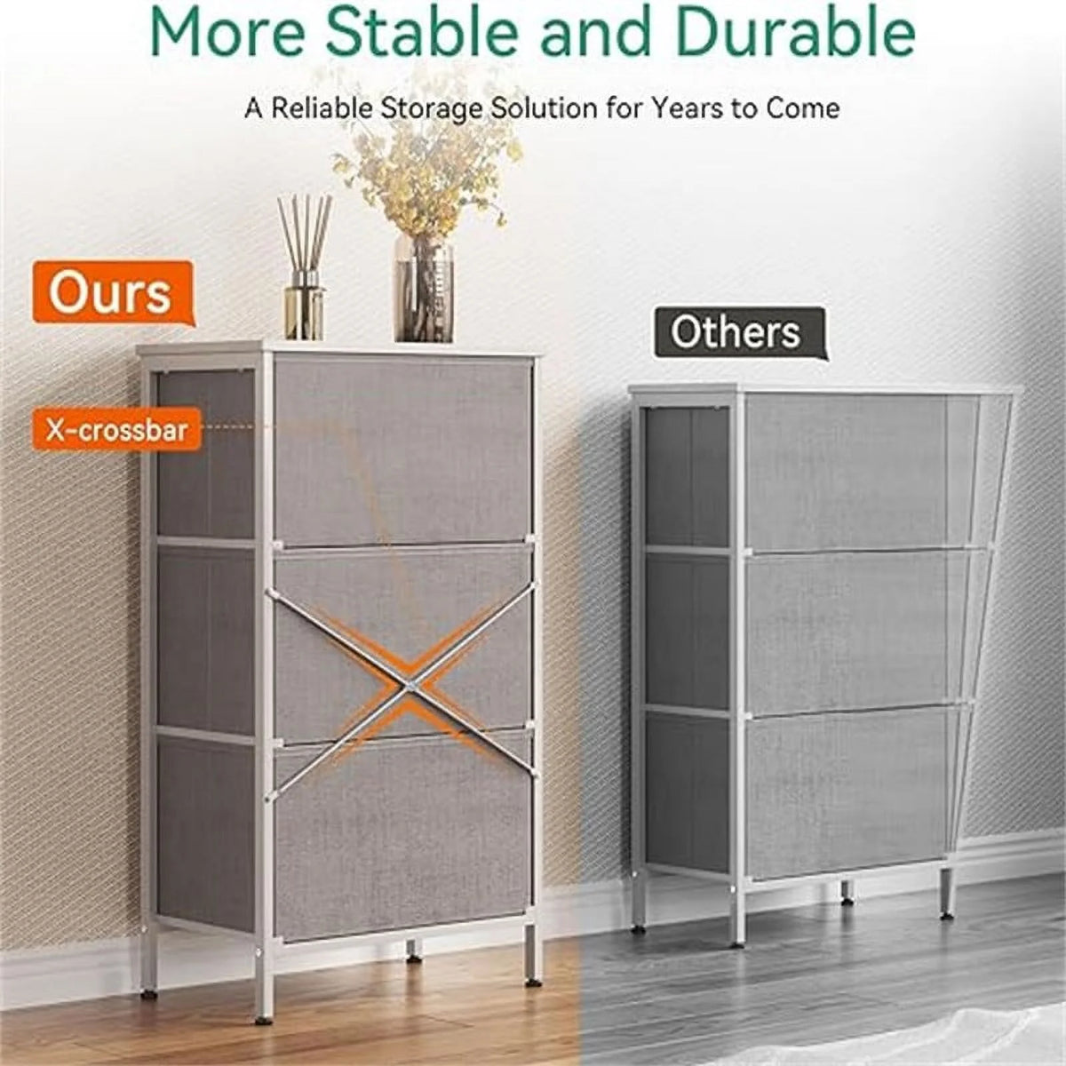 Light Grey Dresser Y395