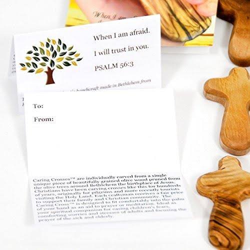 Medium Pocket Olive Wood Cross U8214