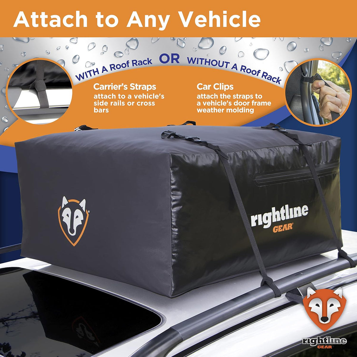 10 cu ft Waterproof Car Top Carrier P1776