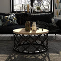 Farmhouse Distressed Wood End Table R17115