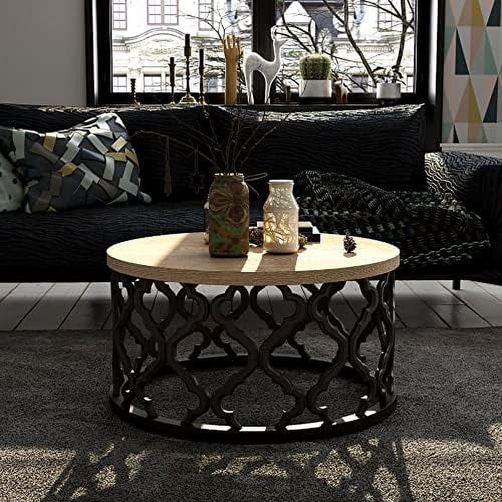 Farmhouse Distressed Wood End Table R17115