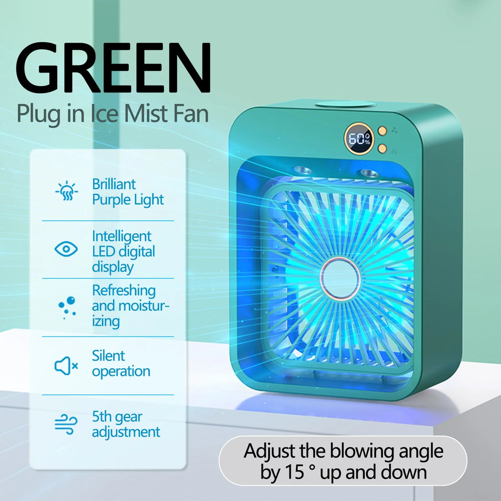 USB Mini Cooler Purification and Humidification Refrigeration Fan N1288