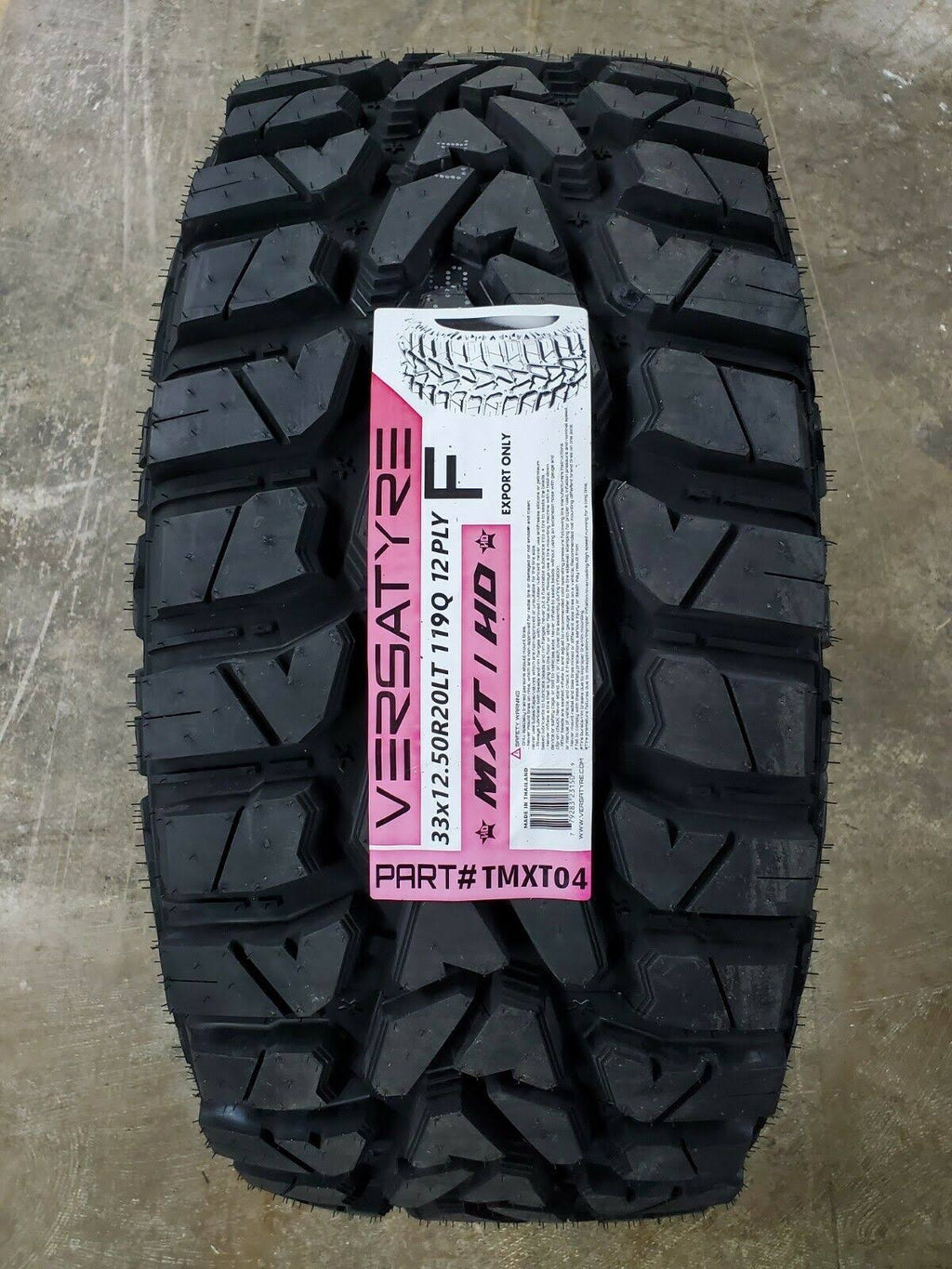 33x12.50R20 F (12 Ply) 119Q All-Terrain Tire Q588
