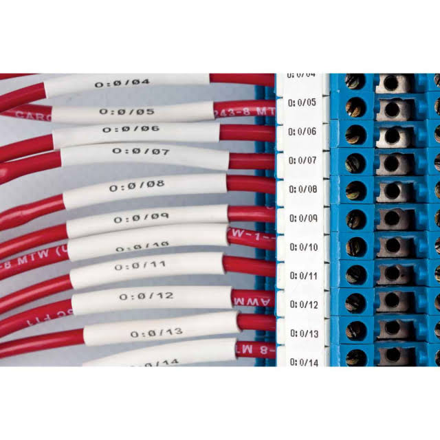 White Vinyl Cloth Label Cartridge R856
