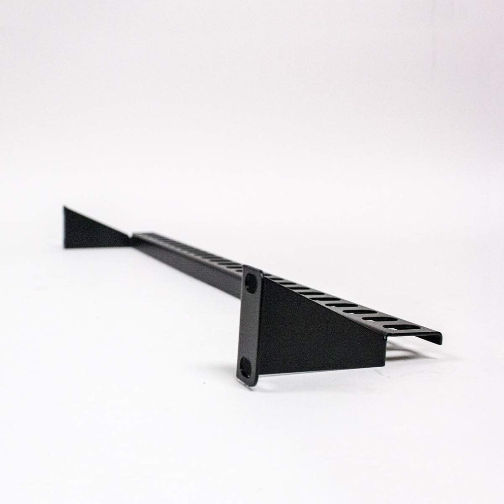 1U 19-Inch Rack Mount Cable Management Bracket Black Pack of 2 W70220