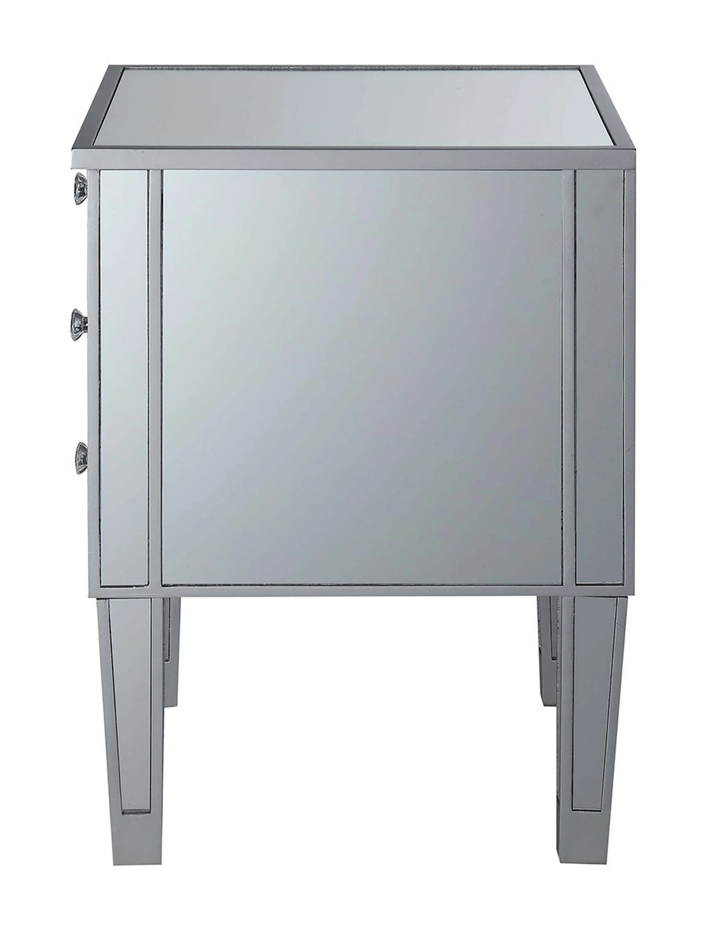 3 Drawer Mirrored End Table G7355