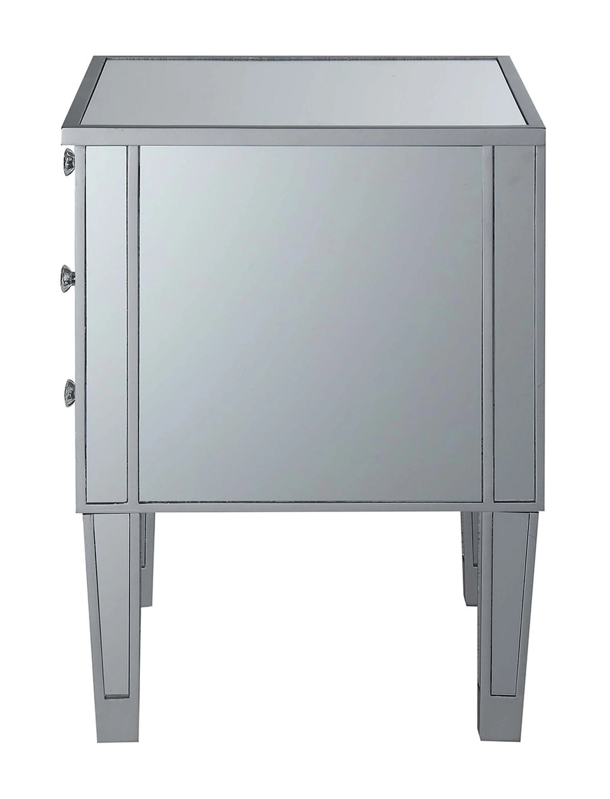 3 Drawer Mirrored End Table G7355