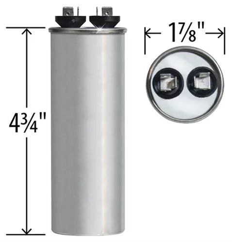 40 uF 440 VAC Round Replacement Capacitor P416